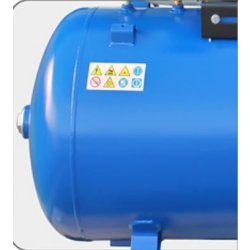 Tw2822 l - compresseur à air - cuve horizontale 500 l - twin busch - 880 l / min