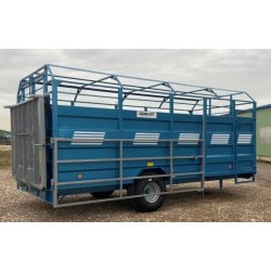 R550 - Bétaillère simple essieu - Série lourde renforcée - PTAC 6150 kg - 5,50m pour 8 à 9 bovins