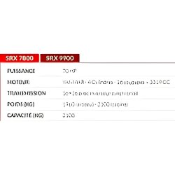 SRX 7800/9900 - Tracteur agricole Antonio Carraro - Réversible, 70/85 ch, capacité 2100/2400 kg