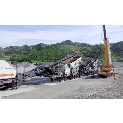 Concasseur broyeur à minerai mobile débit 500 t/h
