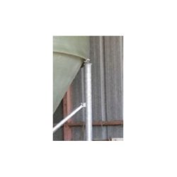 Silo d'aliment d'élevage incolore à ouverture totale - Capacité 9 à 16m3 - Ø2325