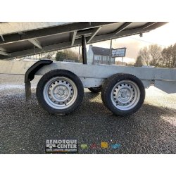 Remorque Tri-benne SARIS - K3 356 - 356 x 184 - PTAC : 2700 kg - 2 Essieux - Freinée