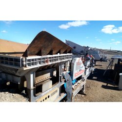 Concasseur pour carrière mobile 100t/h avec crible de deux/trois étages