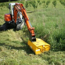 Epareuse Série DA renforcé pour mini-pelle