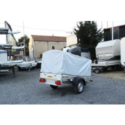 Remorque sans frein très légère idéale pour partir en vacances et pour les petits bricolages de la maison - humbaur - steely 1260