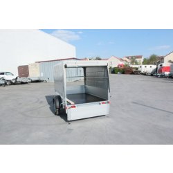 Remorque sans frein Humbaur HA 752113 - bâche plate ou haute, alu et acier - 1376 kg