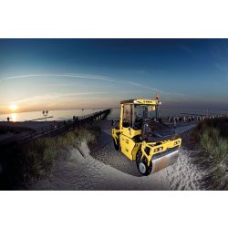 Bw 154 ap-4v am rouleau tandem vibrant à pivot - bomag - poids 7300 kg.