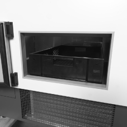 Vitrine réfrigérée SOCB12582A - idéale pour plats préparés et fromages - éclairage LED et façade ouvrante