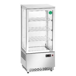 Mini-vitrine réfrigérée 78L, inox A2CH 700478G Bartscher