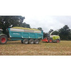 Rollspeed 8844 benne agricole monocoque - rolland - volume maxi. 44 m3