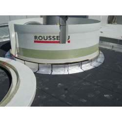 Silo de stockage industriel en terrasse avec système de pesage - Capacité jusqu'à 200 m3 - ROUSSEAU