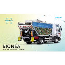 Citadines Compactes BIONÉA 7 & 10 - 100% électrique - Conçues pour la collecte des biodéchets urbains