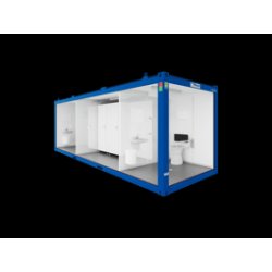 Conteneur sanitaire WC 10' - Hygiéniques, propres et fiables - Différentes tailles et équipements - Containex