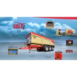Gold2 xxl bennes agricoles monocoques - leboulch - charge 13 à 22 t