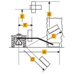 Broyeur forestier hydraulique M430x M490x - Marolin - 100 cm - pour tracteurs de 70 à 80 HP