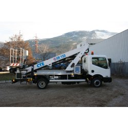 B-lift 150 Pro - Camion nacelle CTE - Hauteur 14,6m avec bras télescopique et commandes hydrauliques