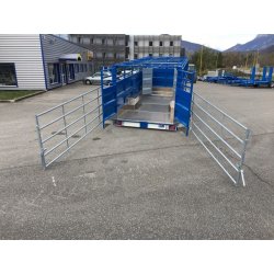 Bétaillère série ii métallique pose à terre hydraulique - jp construction - type: brs 40 t à brs 70 t