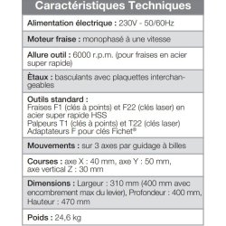 Matrix Evo  machine à clé à points et laser - Poids 24,6 kg - Silca SAS