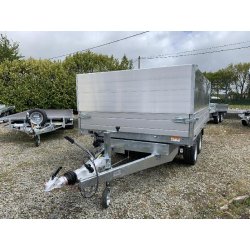 Remorque Tri-benne SARIS - K3 306 - 306 x 184 - PTAC : 2700 kg - 2 Essieux - Freinée - Rénovation et Transport de matériaux