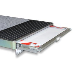 Rampe frontale URBAccède 900 - encastrable, escamotable, pour ERP, acier traité anticorrosion