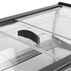 Îlot de refroidissement PDC90SL Acrylic Sides 4 Bumpers Noir TEFCOLD