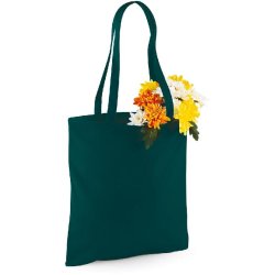 Sac shopping à anses longues - 100% coton - Réf: W101 - Marque Westford Mill - 140 g/m²