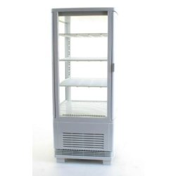 Vitrine réfrigérée 68 litres blanche - vitrée des 4 côtés