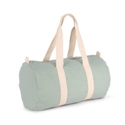 Sac fourre-tout en toile de coton - Kimood - Réf: KI0632 - 310 g/m² - Fermeture zippée - Couleur Natural/Black