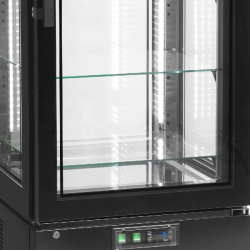 Vitrine réfrigérée UPD400-C Noir TEFCOLD