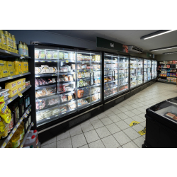 Vitrine réfrigérée pour supermarché Galaxy+ GP20FGD Black L1955mm 43816 TEFCOLD