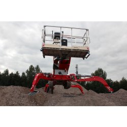 Nacelle araignée avec une capacité de levage 450 kg et un panier rotatif - LEO39GTPLUS