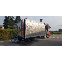 VBCU 140 - Remorque à 2 essieux avec cuve en acier inoxydable - Vendrame - Capacité 14 m³ - Charge 1400 kg