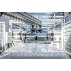 Ensacheuse auto haute vitesse - conditionnement flacons thermoplastique en ldpe préformé