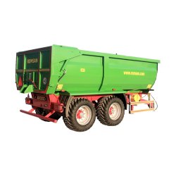 R 140 TAHK benne agricole à tandem monocoque - Romsan - capacité 14000 kg