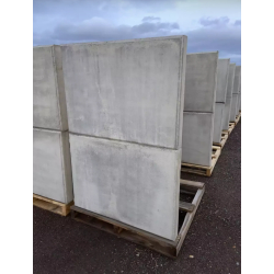 Bloc modulaire droit ou incliné à à 15° ou 22°, sans fondation béton - BETOTITAN XL - Pomel Beton