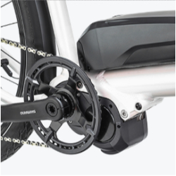 Tandems électrique Pino Steps Hase Bikes - Moteur central Shimano Steps - Cadre Aluminium - Assistance électrique Shimano Steps E6100 - Freins à disques hydrauliques