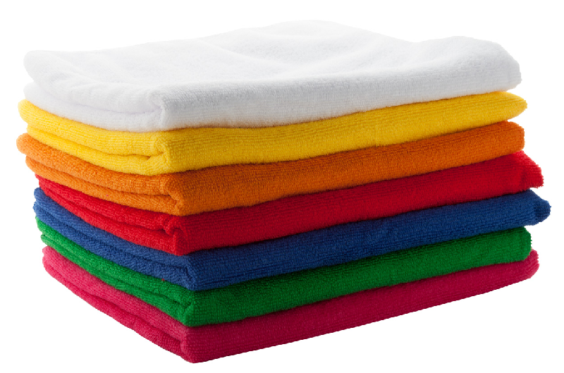 Serviette de sport en microfibre - avec pochette - 185 gr/m² - couleur blanche_5