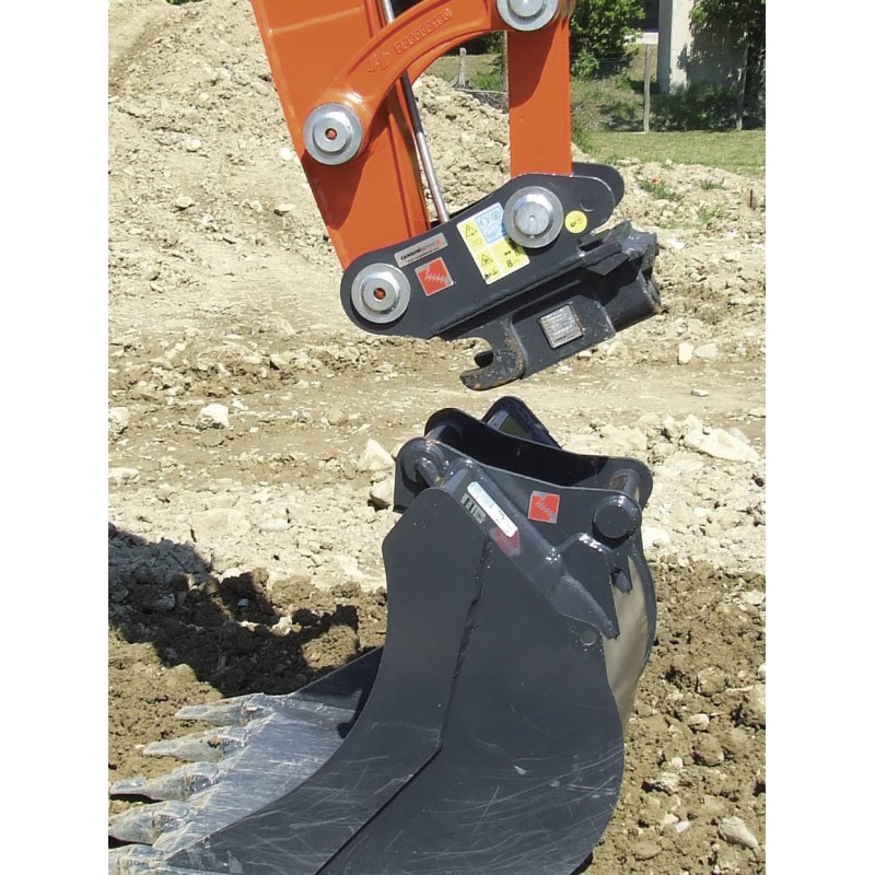 Équipement de terrassement largeur 1000 mm pour sols moyens