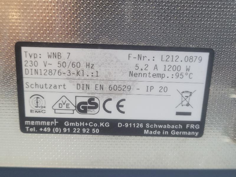 Bain-marie de laboratoire MEMMERT WNB 7_5