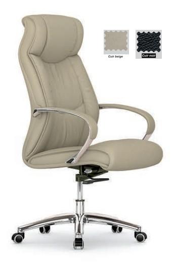 Fauteuil de Direction classique Roa - Mobel Linea. - Beige_5