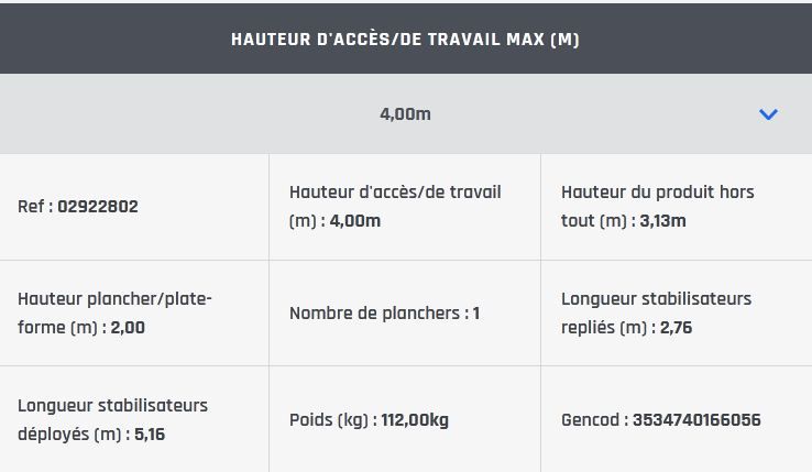 Échafaudage roulant aluminium Neolium 250 Line - Comabi SNC - hauteur de travail maximale 14 m, structure en aluminium soudé_5