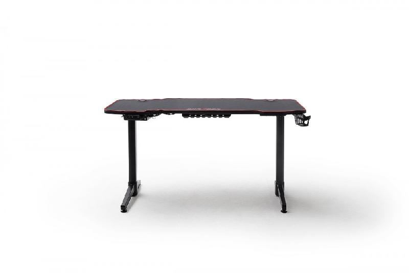 Bureau assis debout électrique réglable en hauteur de 73 à 123 cm - Plateau bois imitation carbone 140x65 cm - DX Racer Gaming 3_5