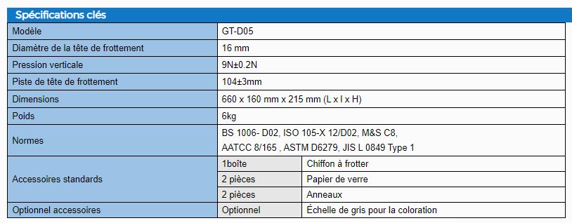 GT-D05 - Testeur de résistance au frottement Crockmeter - Gester - Poids : 6 kg - Solidité des couleurs textiles_5