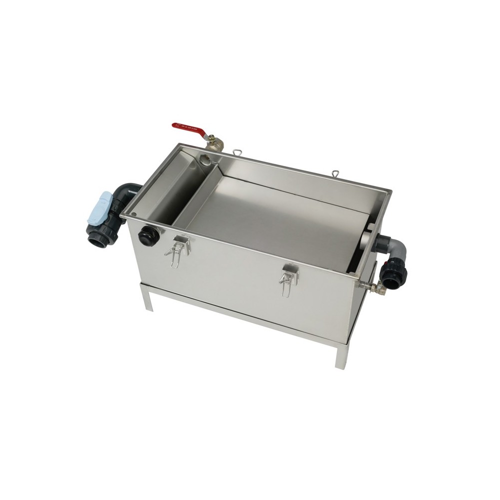 Séparateur à graisses sous plonge - BAGT 200N - 200 couverts - Inox alimentaire EN1825 - SARL Développement Durable_5