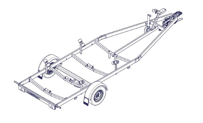 6m30-2M20 -1X 1500 kg 1500 kg - VLEMMIX - Remorque Porte-Bateau_5