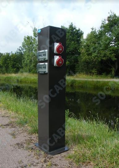 Borne de rechargement pour bateau électrique - prise mono ou tétrapolaire 16 à 250 A - plusieurs modèles disponibles_6