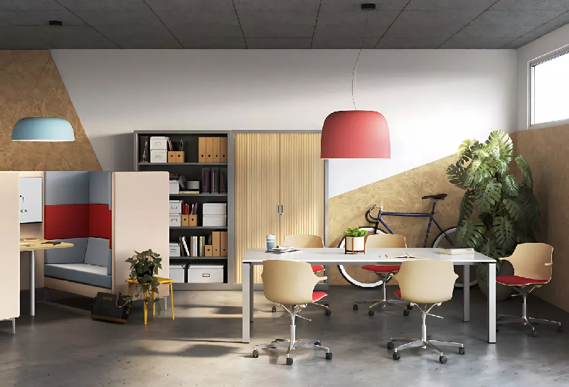 Bureau individuel piètement ouvert So Sierro_5