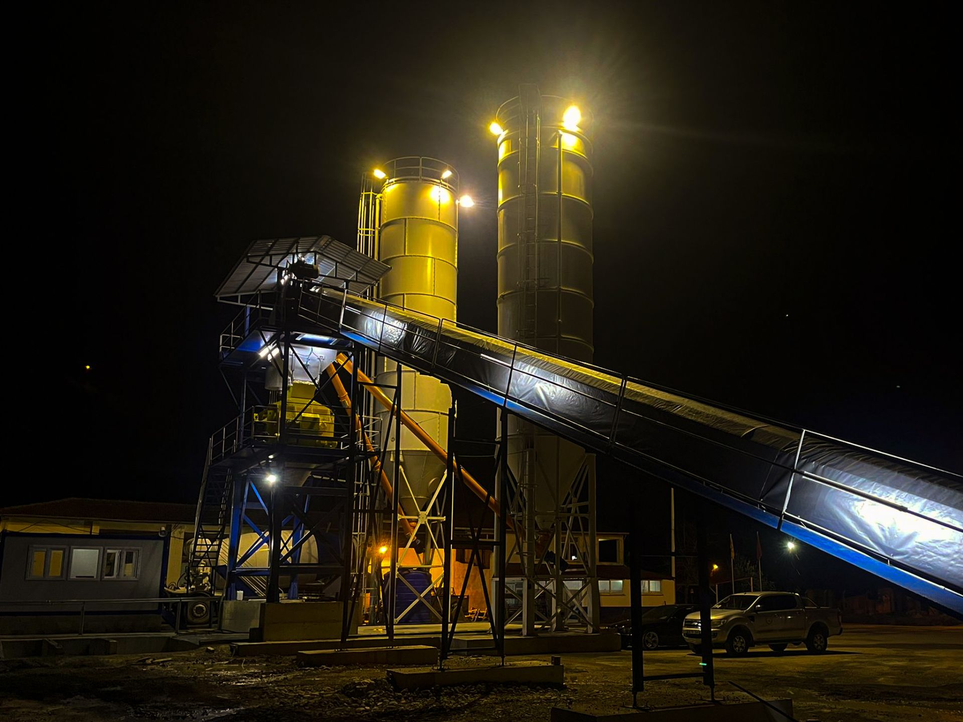 Centrale à béton fixe 90 m³ – Idéale pour vos chantiers_5