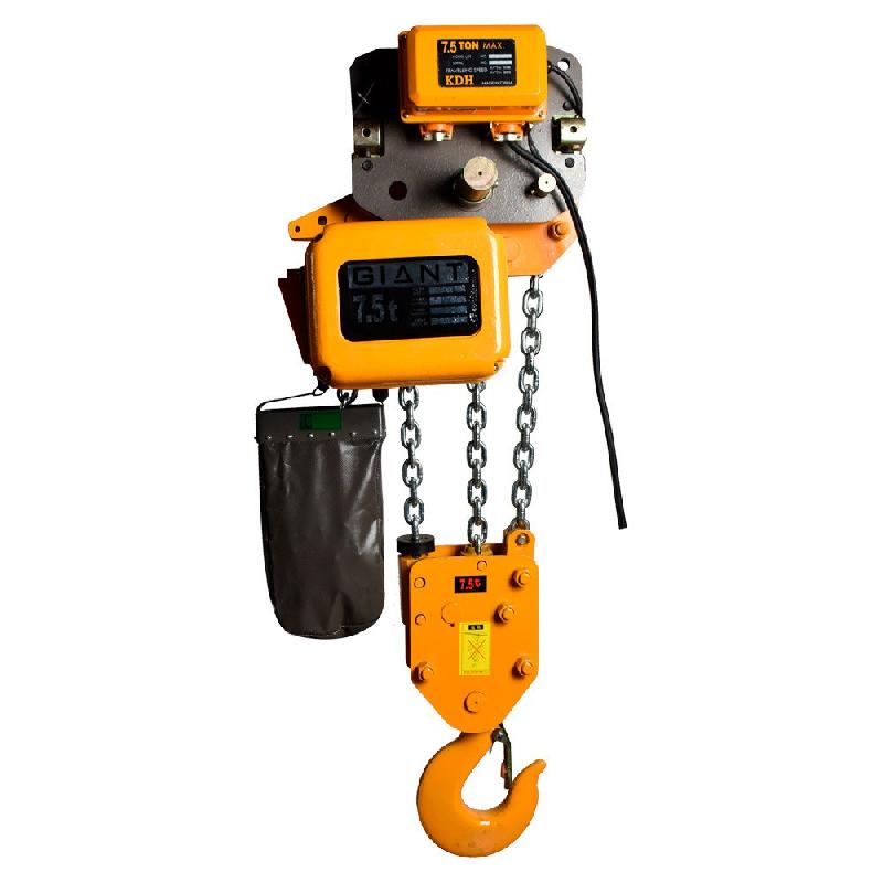 Palan électrique mobile à chaîne avec chariot TOR HHBDII 01-01T - 1T, 6m, 380V_5