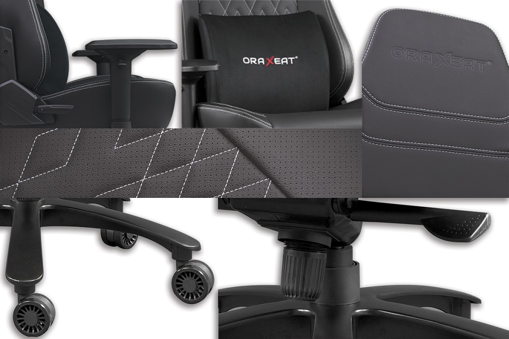 Fauteuil de bureau confortable et réglable - Inclinaison du dossier jusqu'à 160° - ORAXEAT XL800 Bleu - Réf : ORX_XL800_BKBLU_5